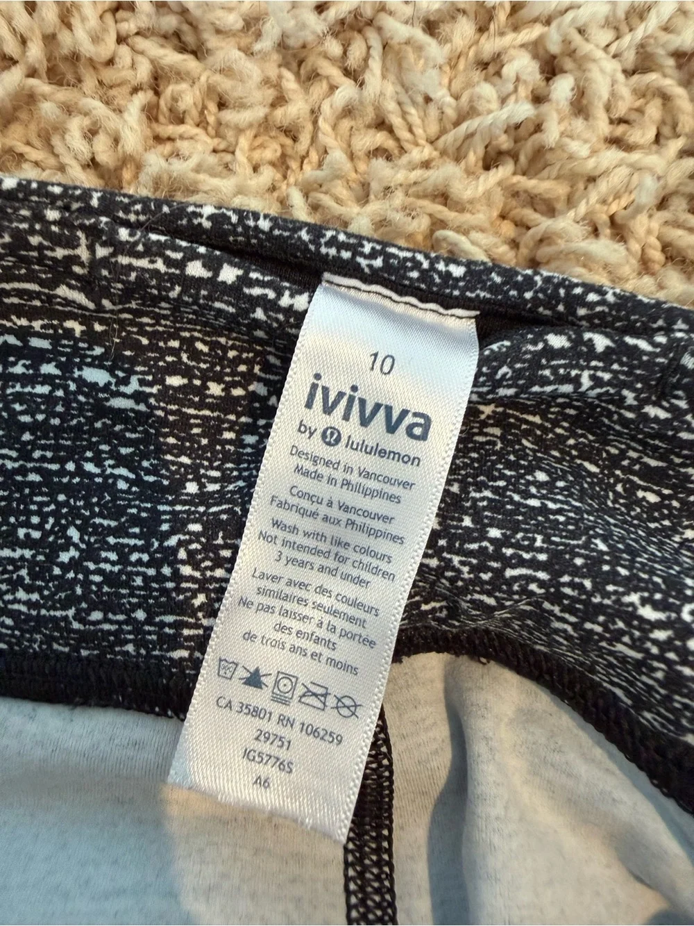 Ivivva heathered black